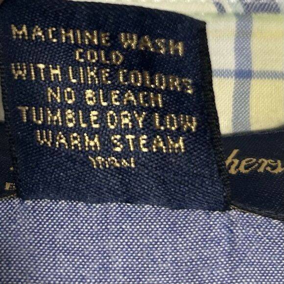 Brooks Brothers Sz XL Button Down Shirt Multicolored Madras Plaid Patchwork - Picture 7 of 13